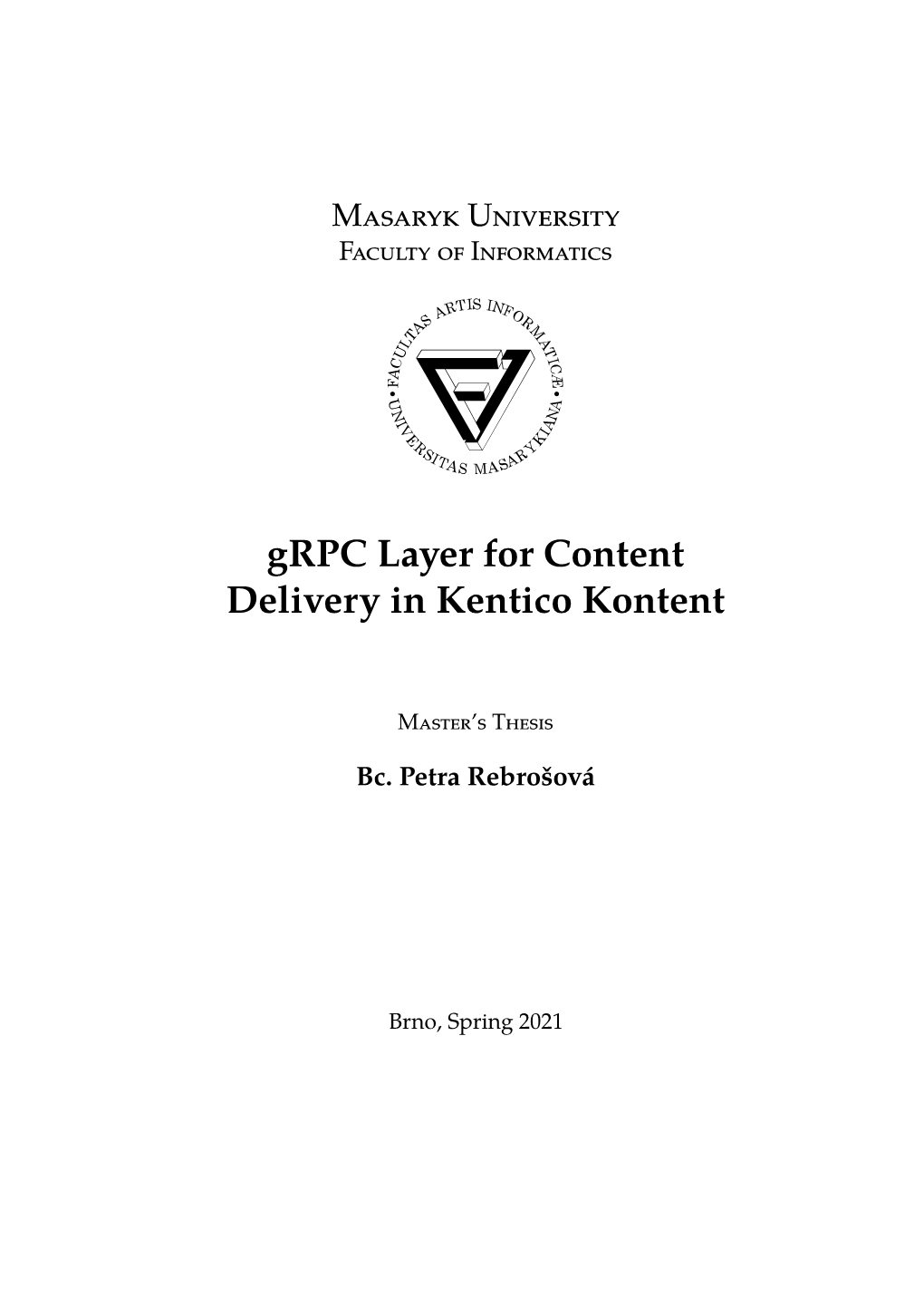 Grpc Layer for Content Delivery in Kentico Kontent
