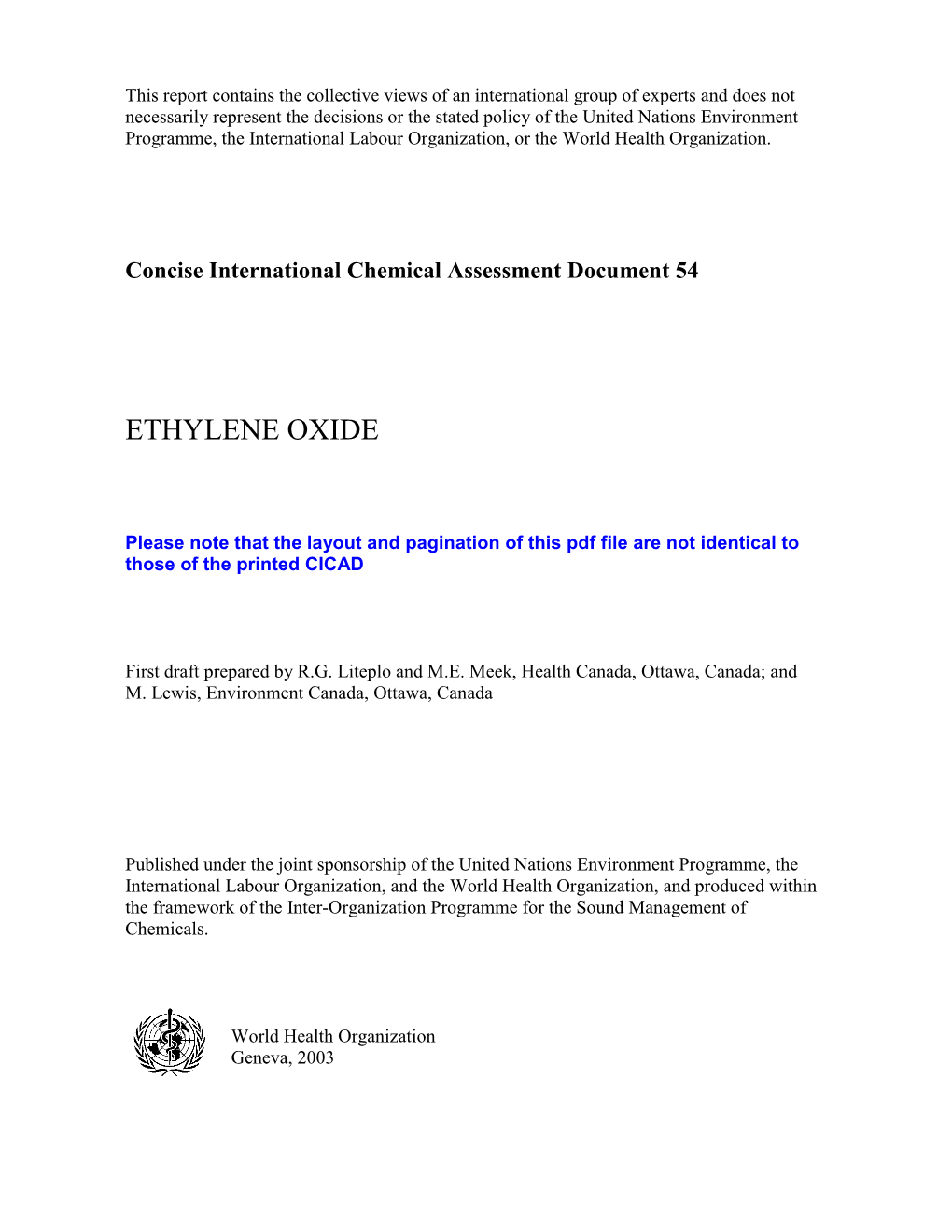 Ethylene Oxide