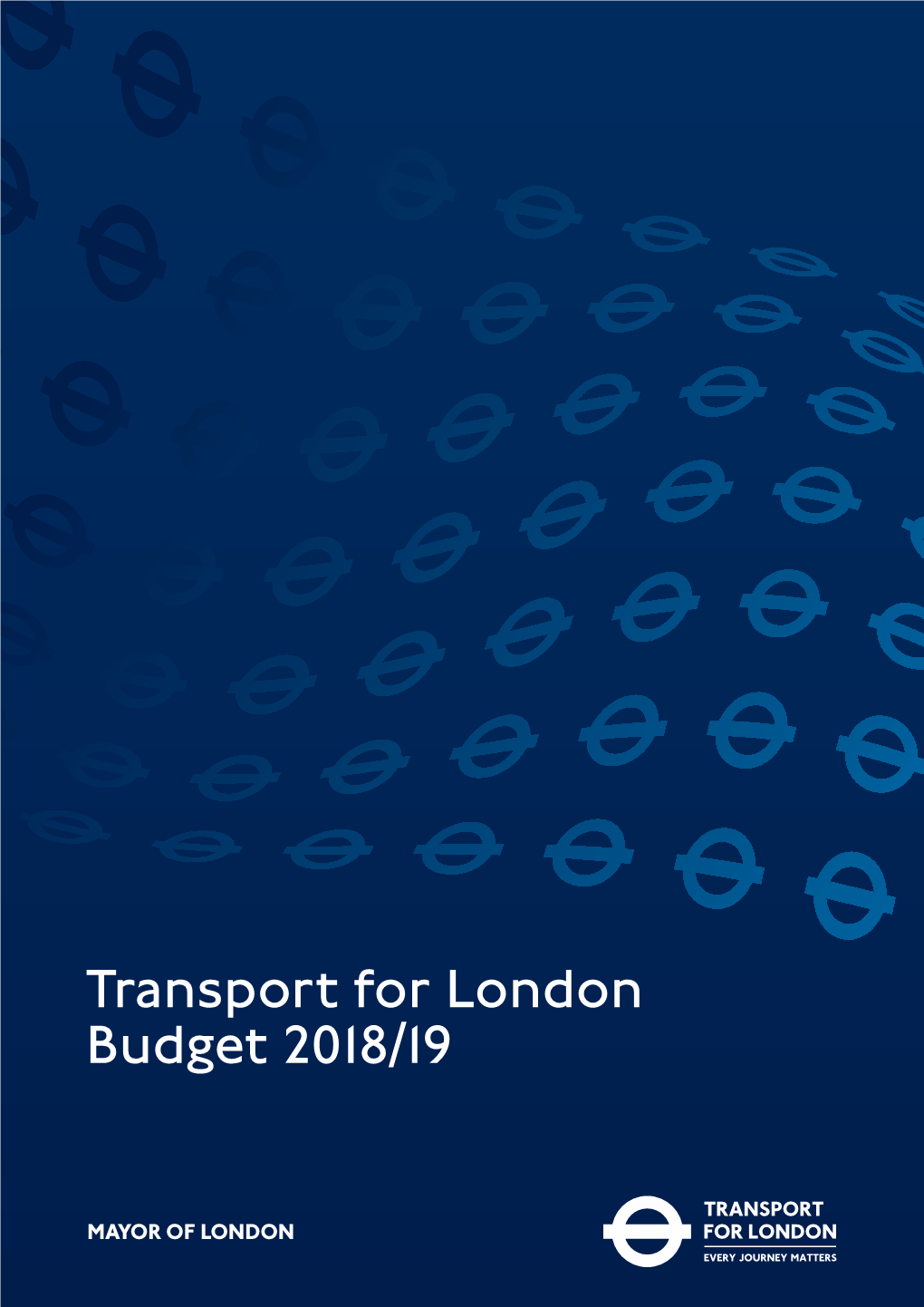 Transport for London Budget 2018/19