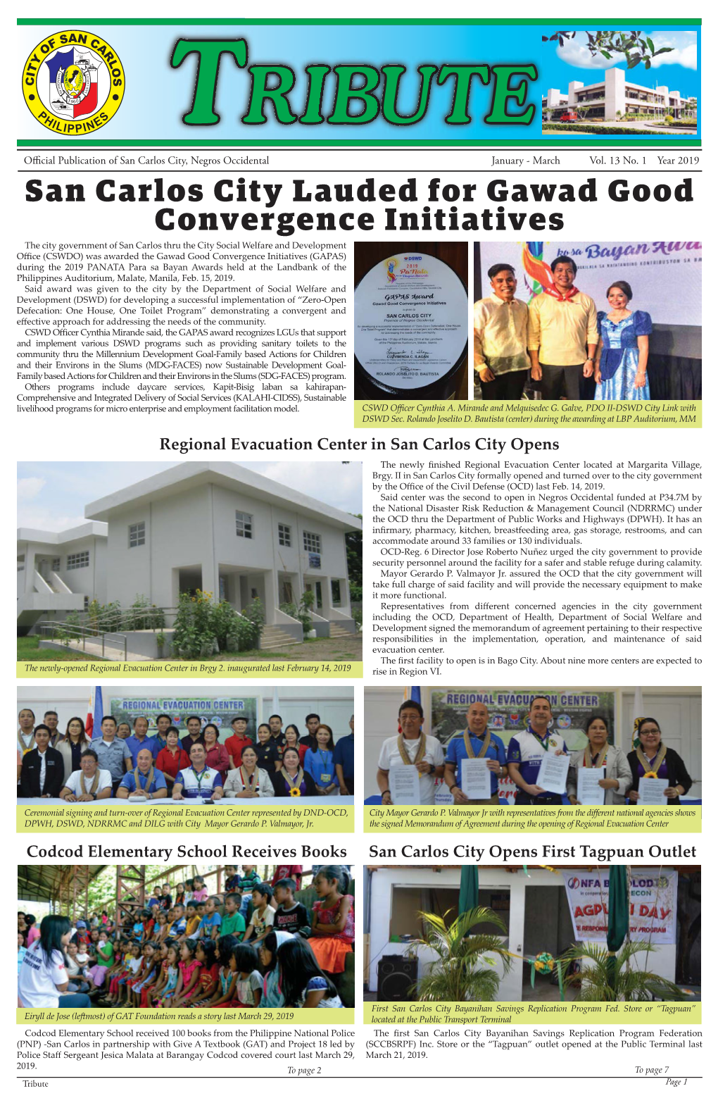 San Carlos City Lauded for Gawad Good Convergence Initiatives