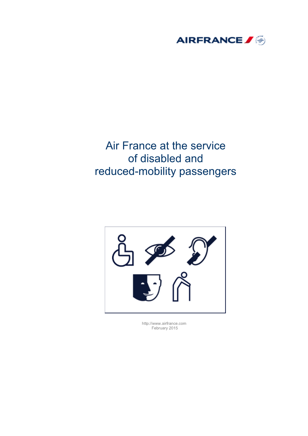 Air France at the Service of Disabled and Reduced-Mobility Passengers