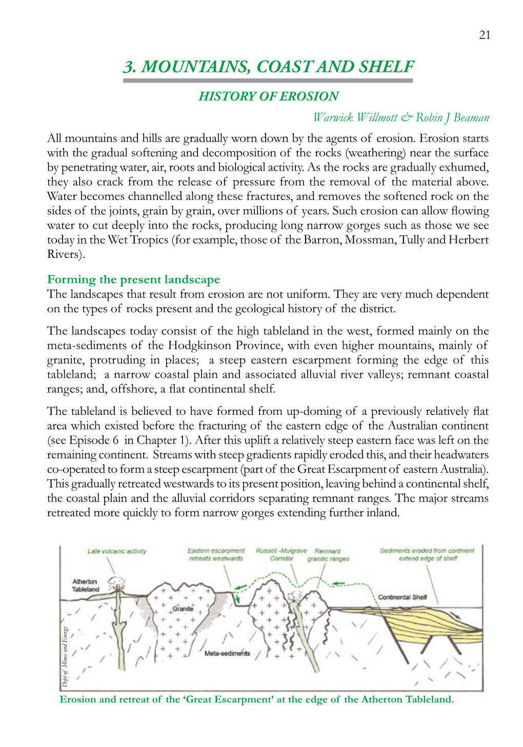 Chapter 3: Mountains, Coast and Shelf