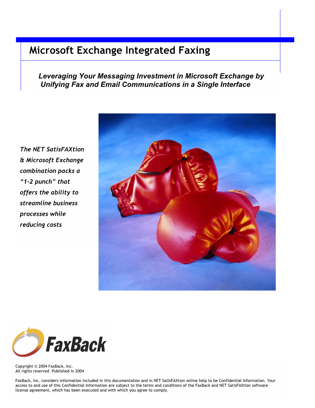 Microsoft Exchange Integrated Faxing