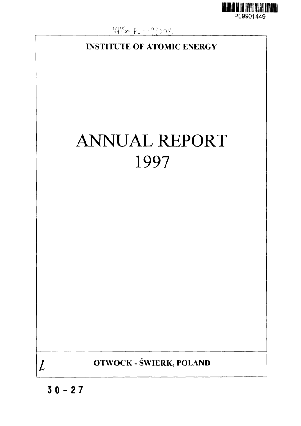 Annual Report 1997