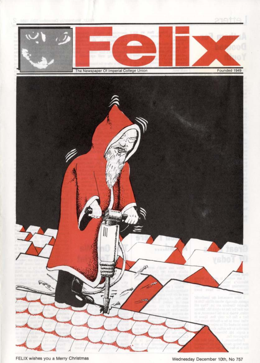 Felix Issue 725, 1986