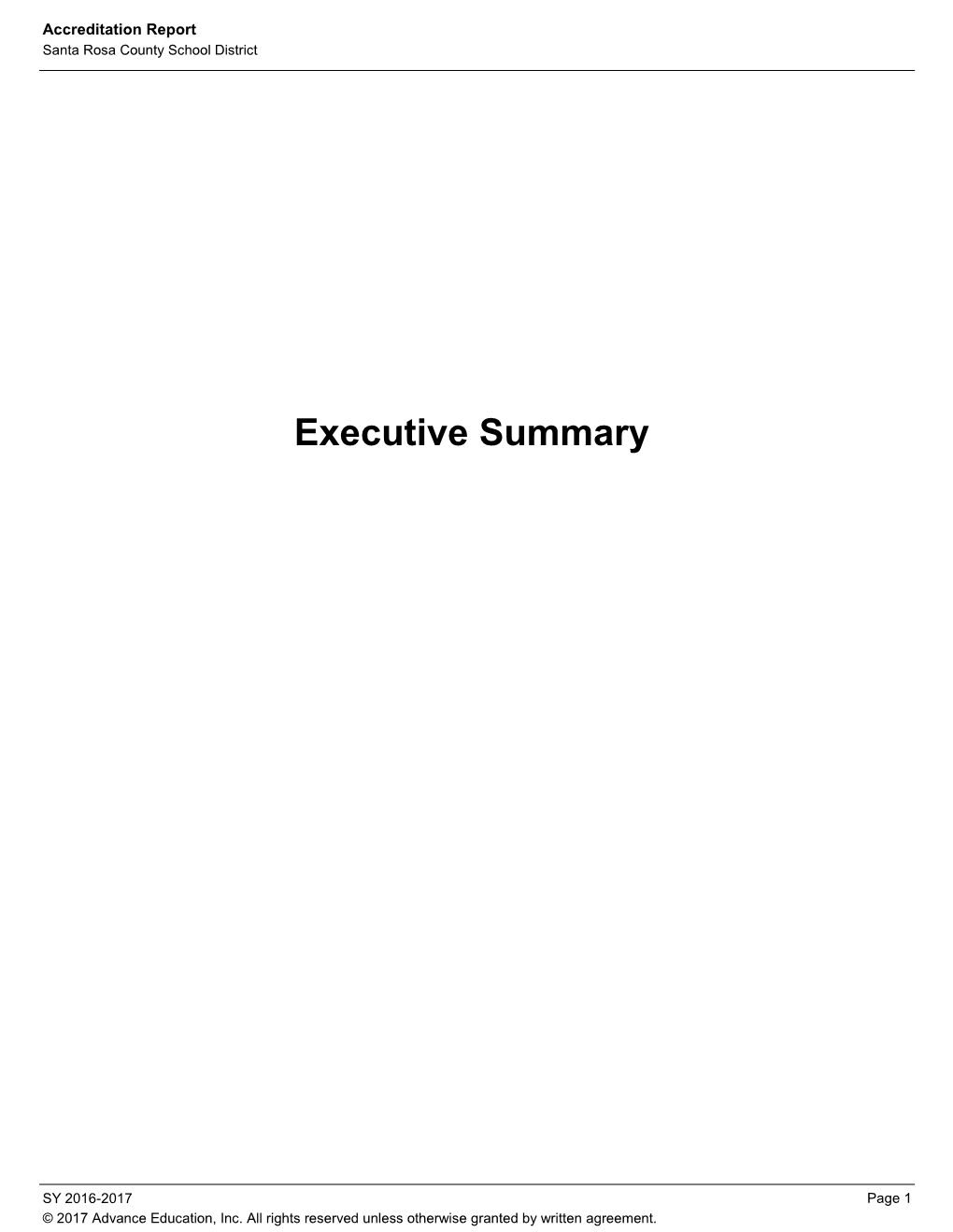 Executive Summary