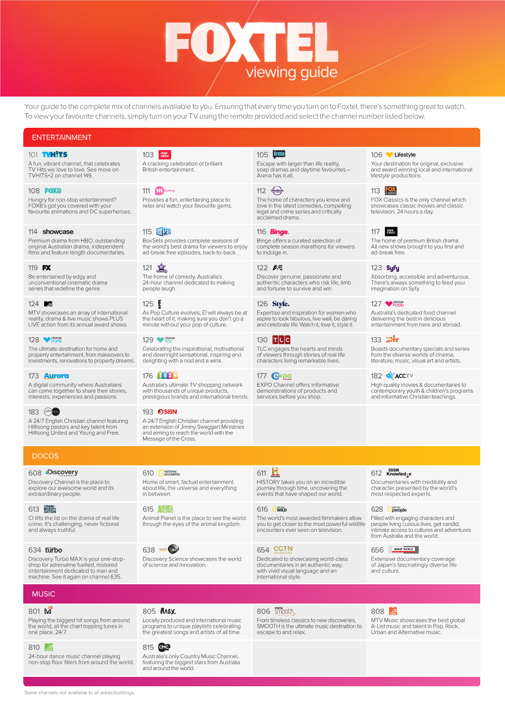 Your Guide to the Complete Mix of Channels Available to You