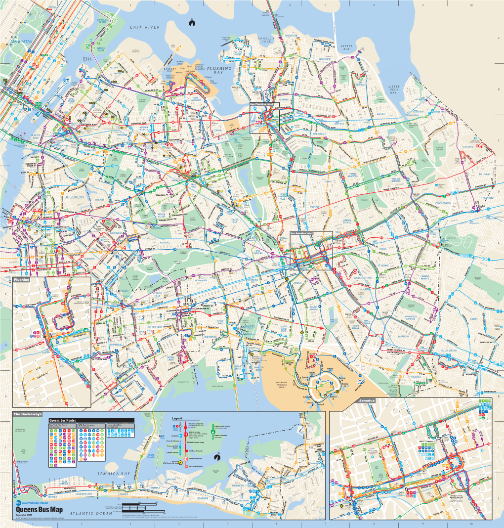 Queens Bus Map Sept 2007