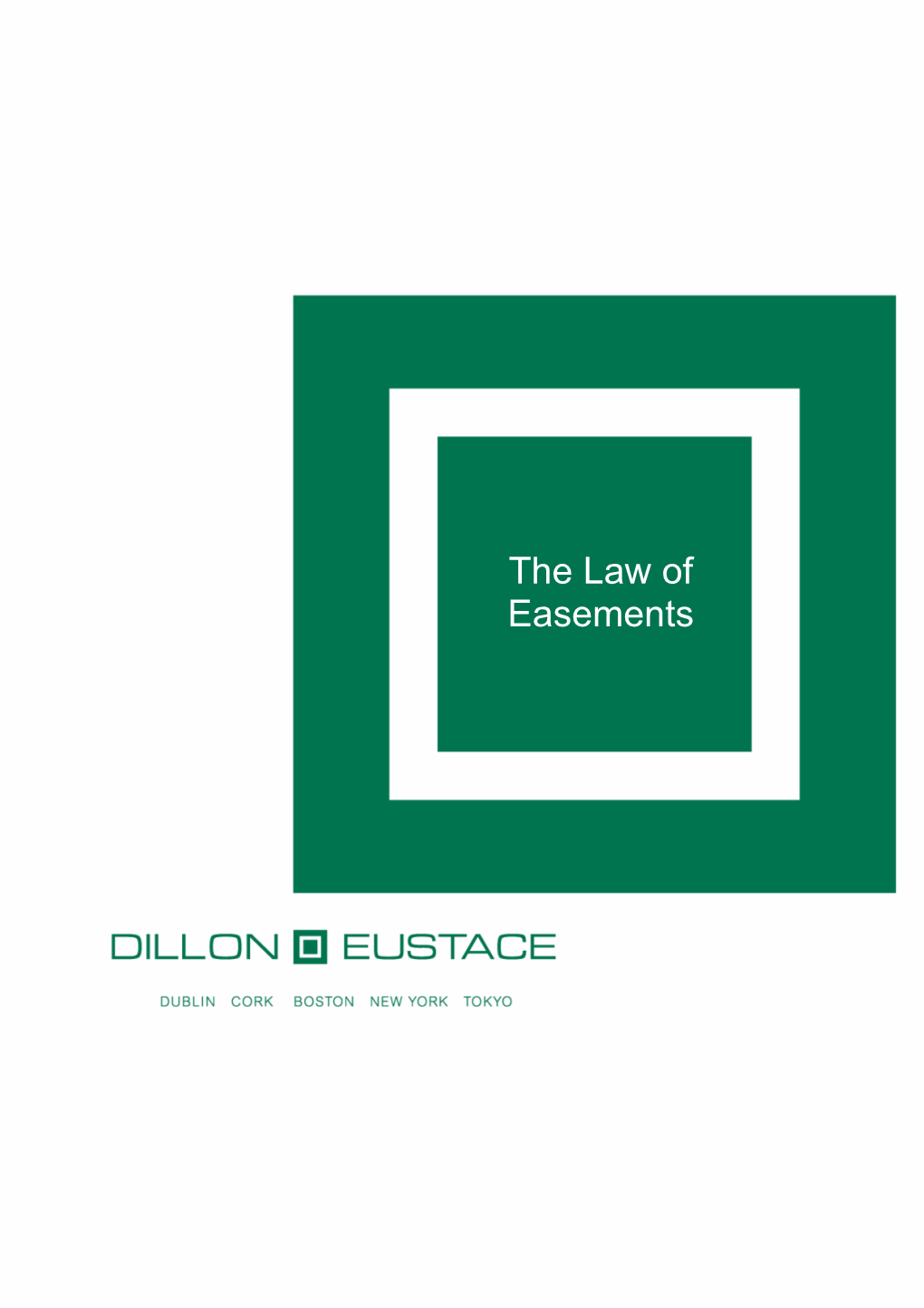 The Law of Easements