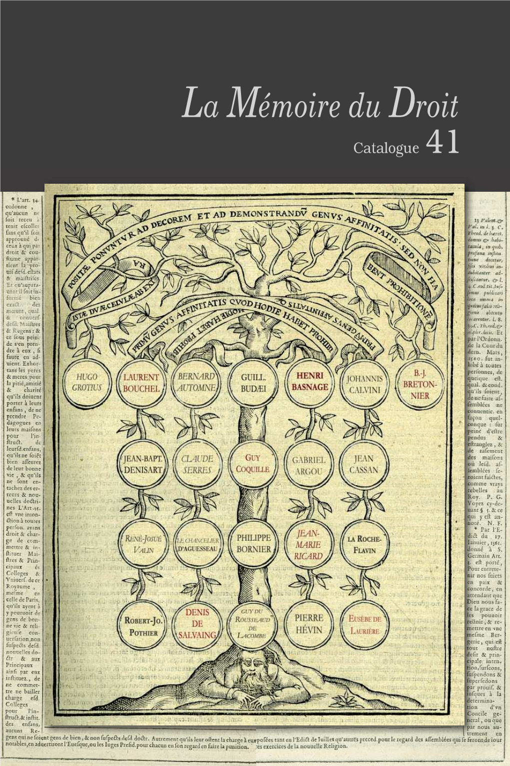 La Mémoire Du Droit Catalogue 41 DROIT ANCIEN (Ouvrages Édités Jusqu’En 1835)