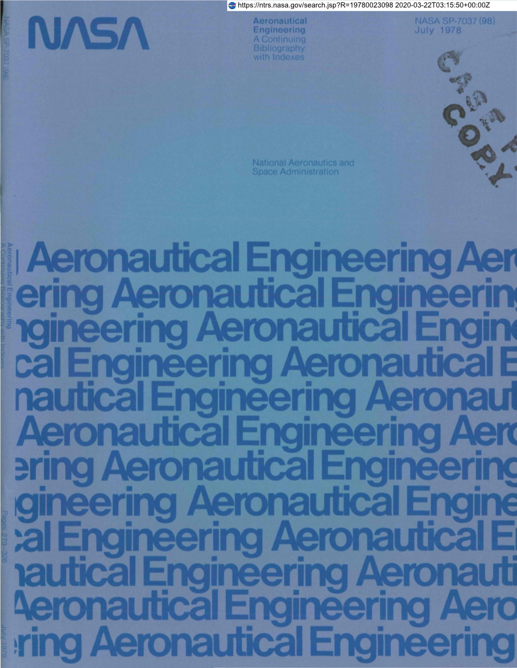 NASA I Aeronautical Engineering Aer Ering Aeronautical Engineers Igineering Aeronautical Engirn Dal Engineering Aeronautical