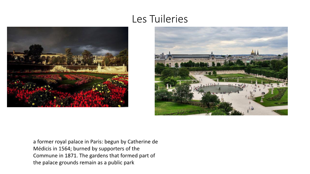 Les Tuileries