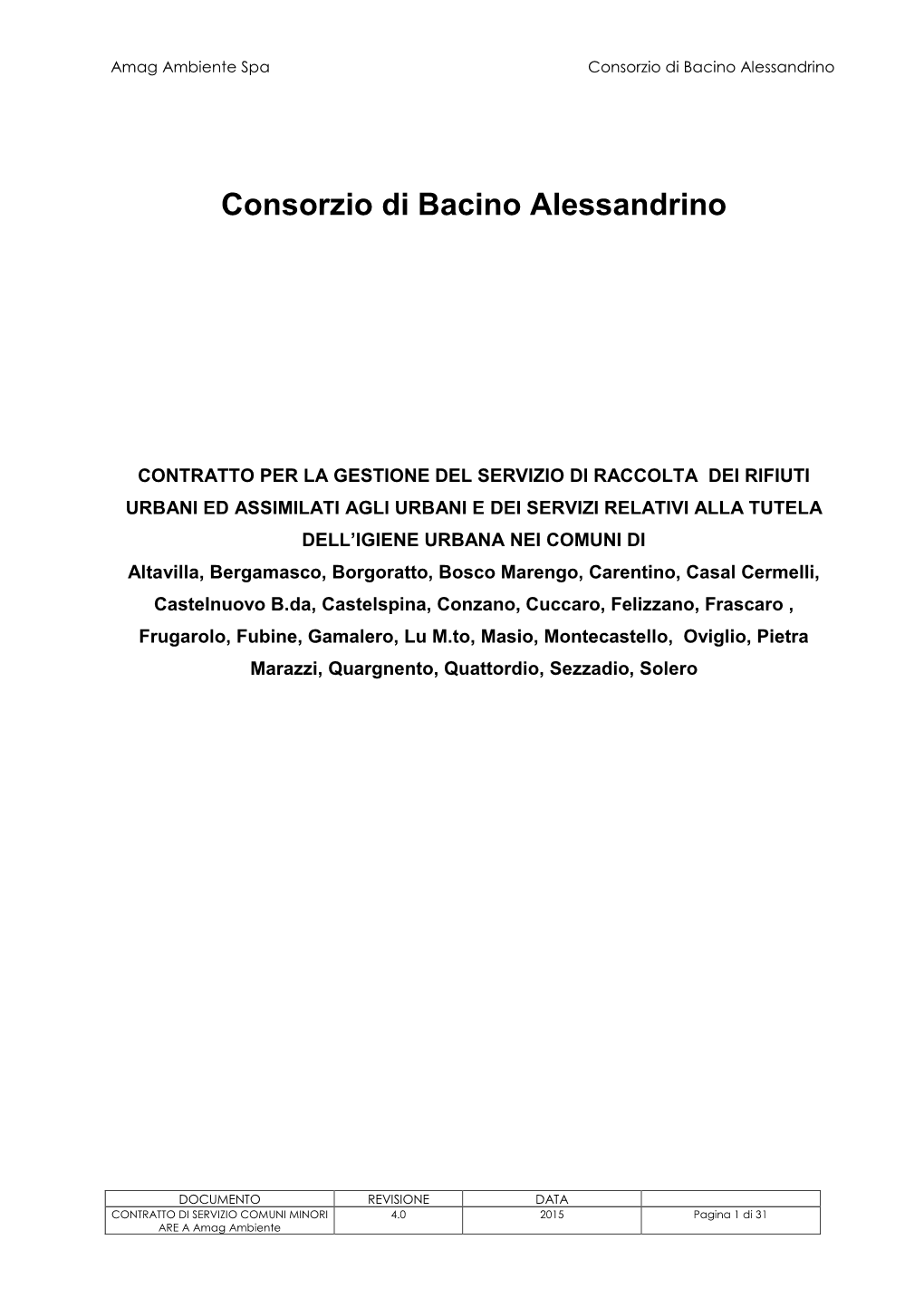 Consorzio Di Bacino Alessandrino