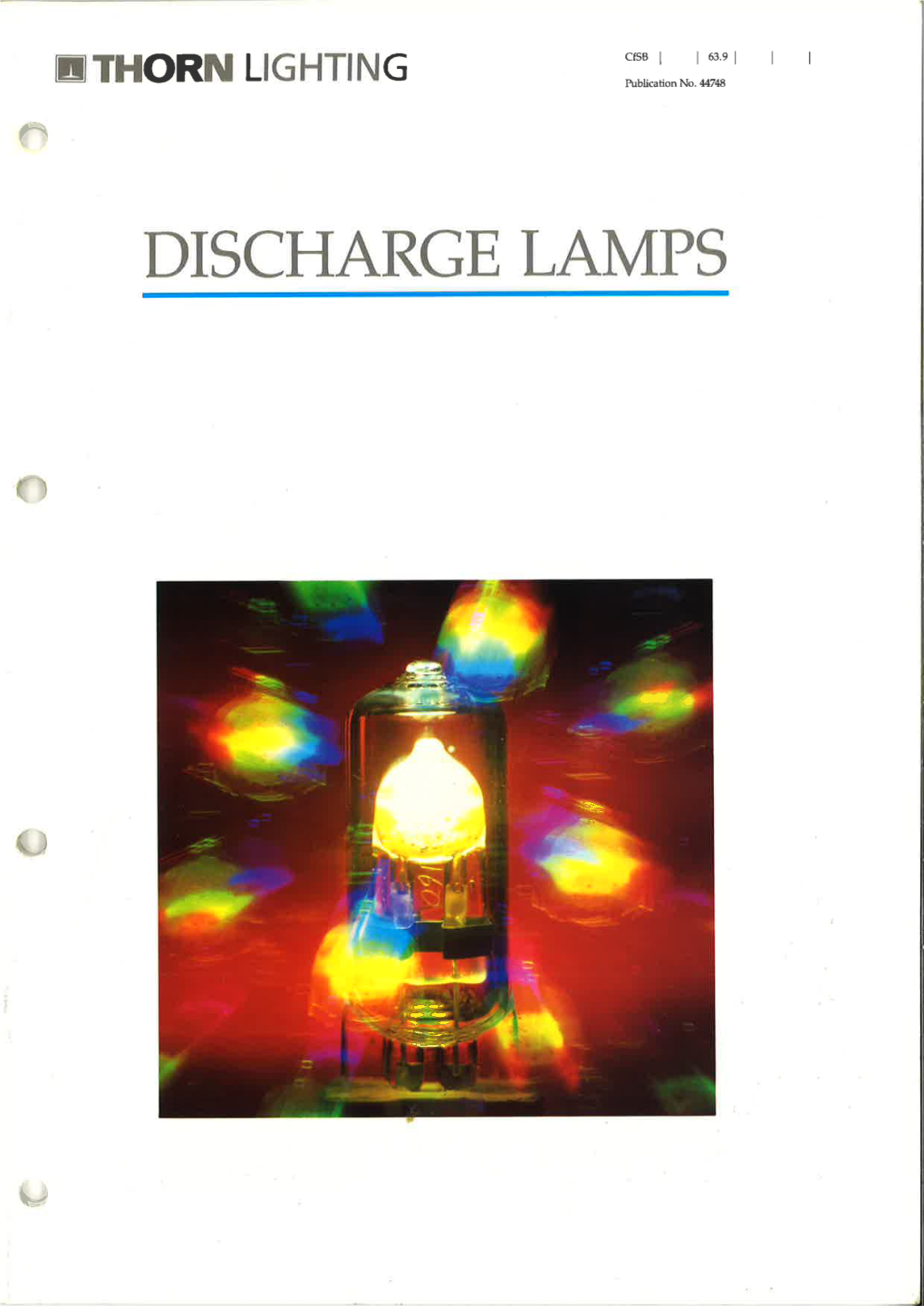Discharge Lamps 1989