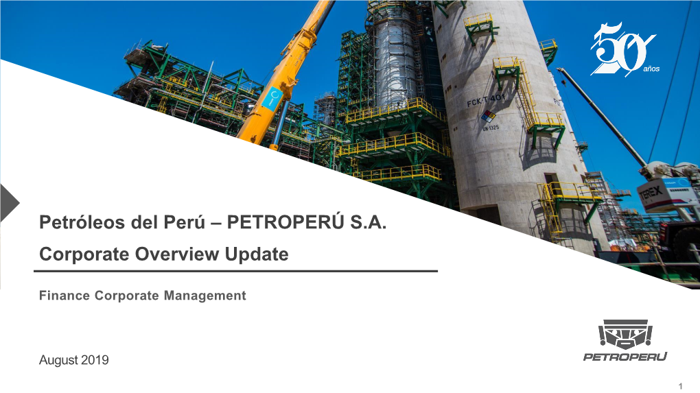 Petróleos Del Perú – PETROPERÚ SA