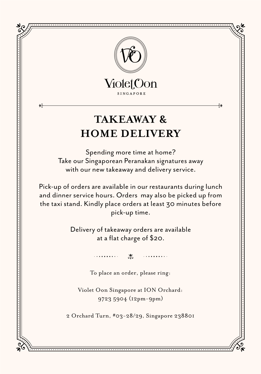 Takeaway & Home Delivery