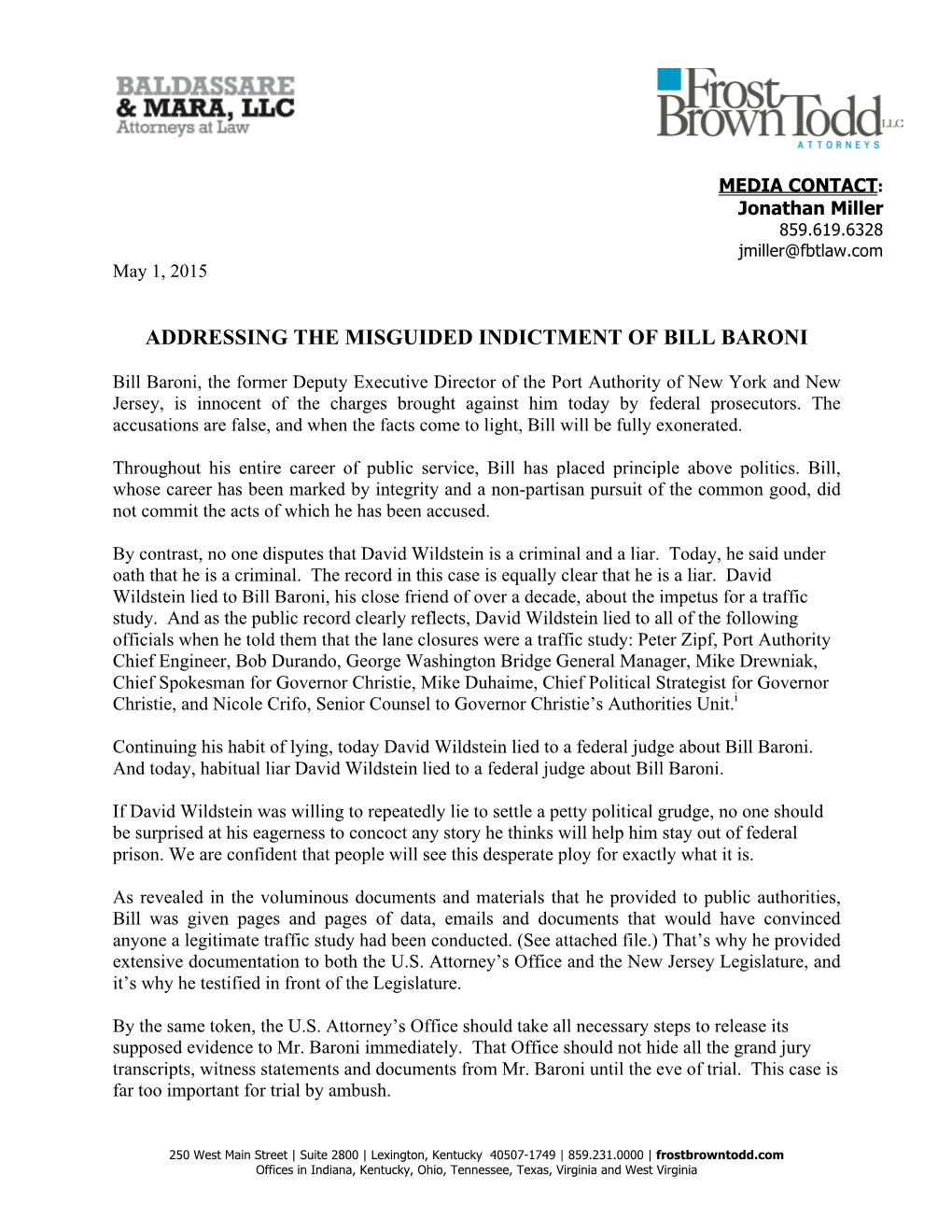 Press Release 050115