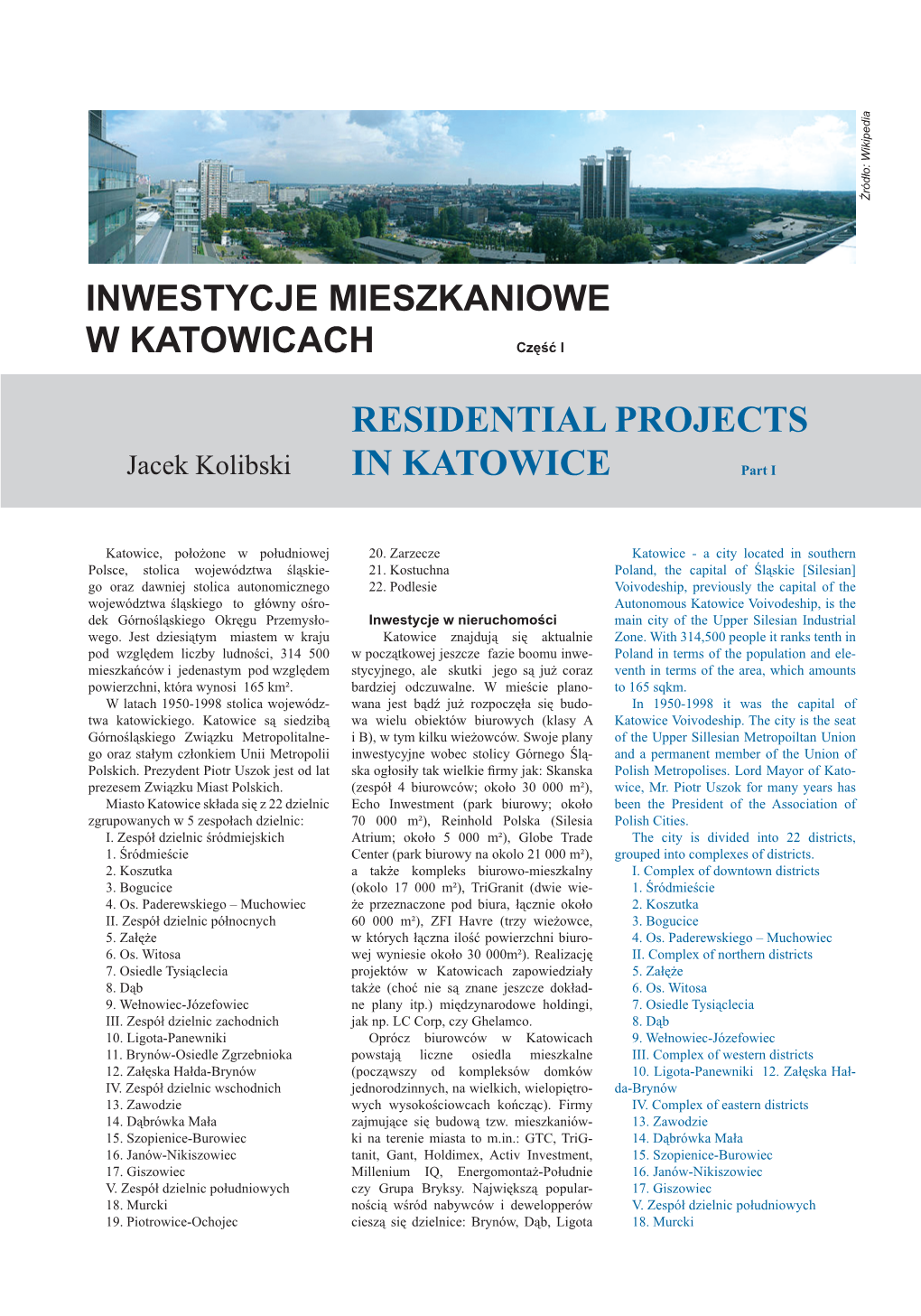 Residential Projects in Katowice