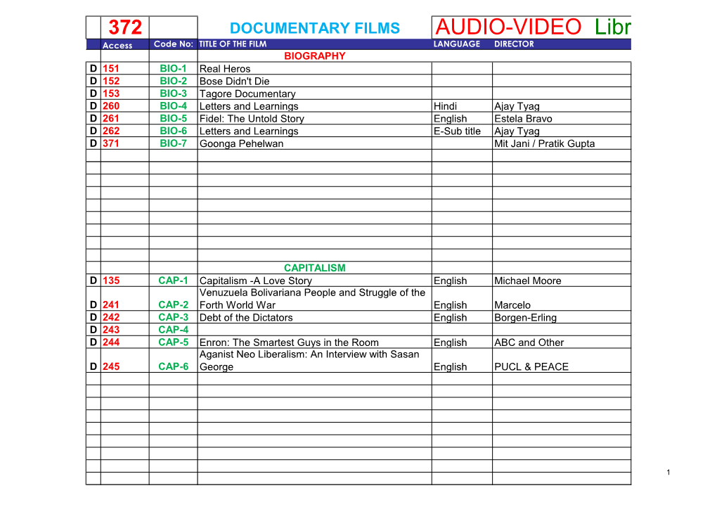 Darshan Cultural Resource Center Documentary Film