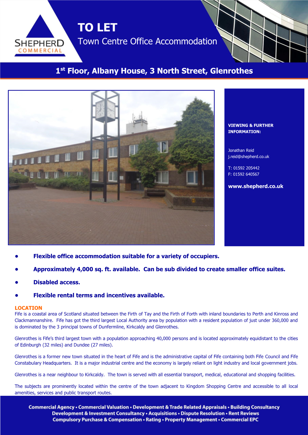 TO LET Town Centre Office Accommodation