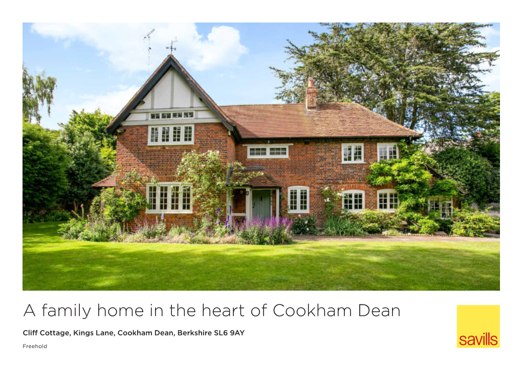 A Family Home in the Heart of Cookham Dean