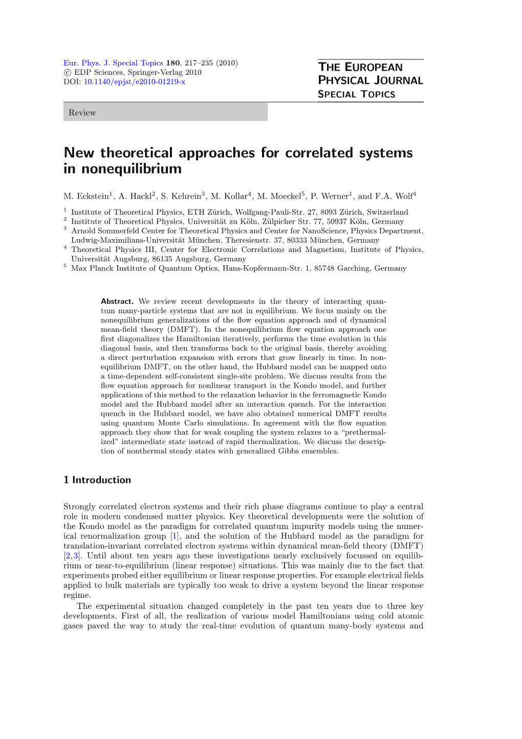 New Theoretical Approaches for Correlated Systems in Nonequilibrium