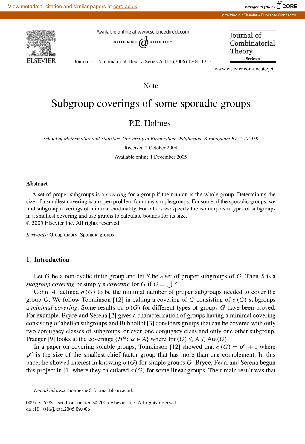 Subgroup Coverings of Some Sporadic Groups