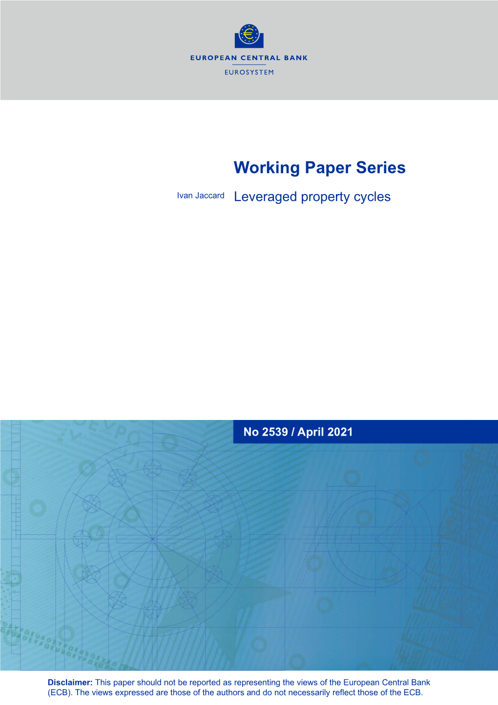 Working Paper Series