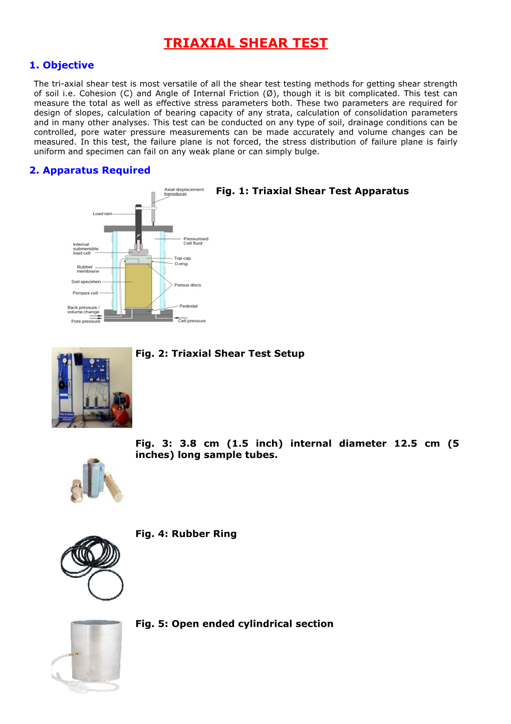 Triaxial Shear Test