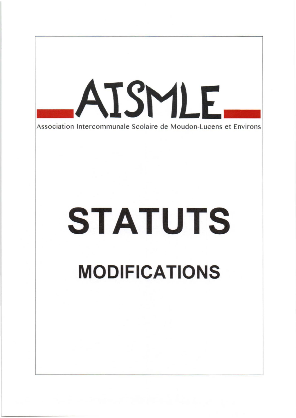 Statuts AISMLE