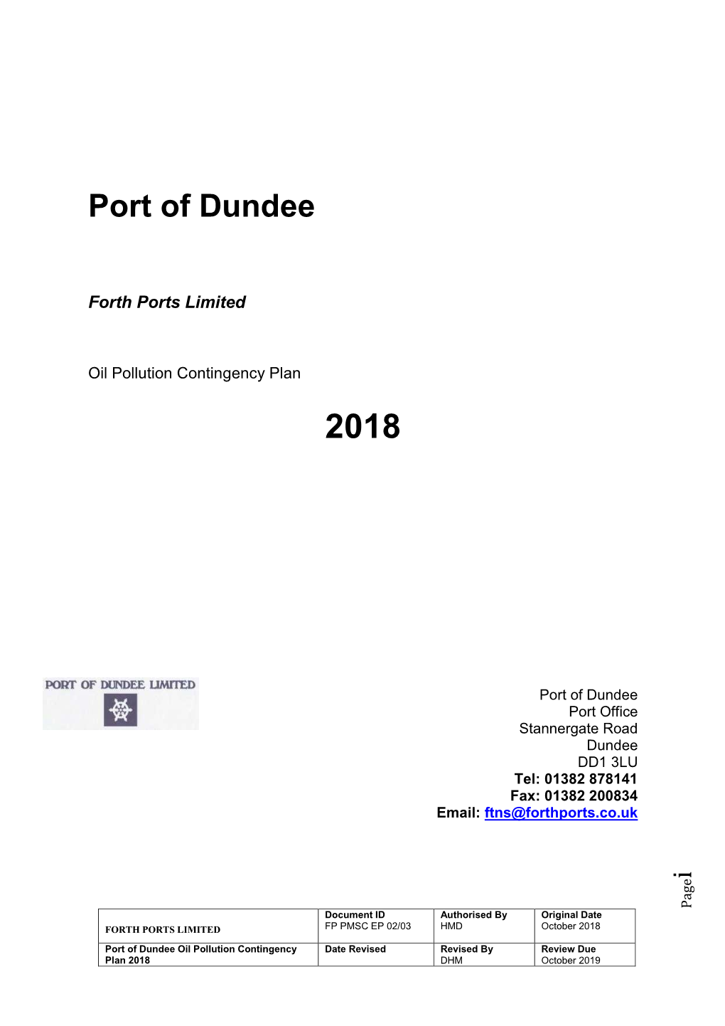 Port of Dundee