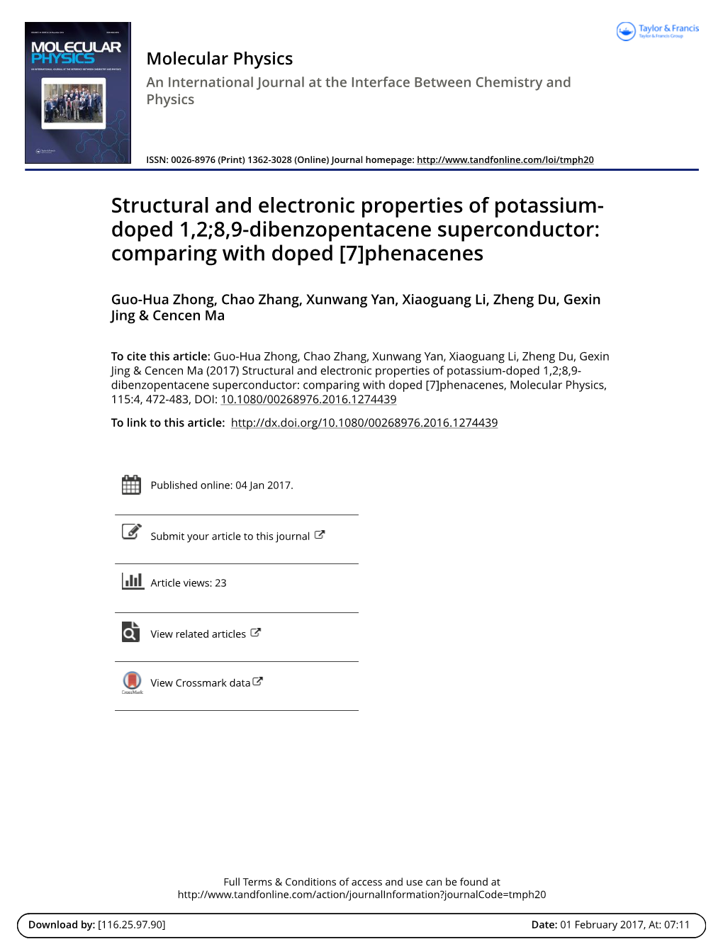 8,9-Dibenzopentacene Superconductor: Comparing with Doped [7]Phenacenes