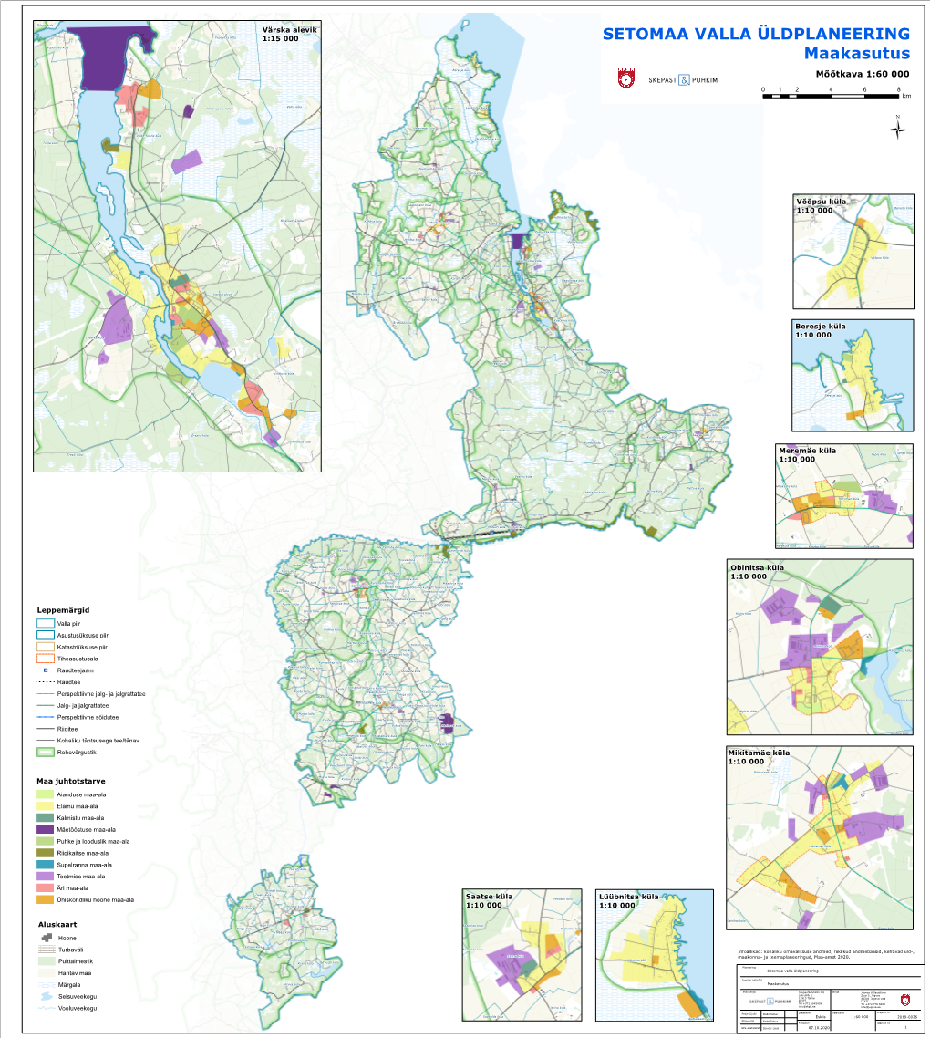 SETOMAA VALLA ÜLDPLANEERING Maakasutus