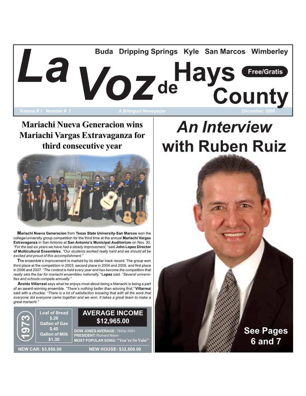 La Voz De Hays County December, 2008.Pmd