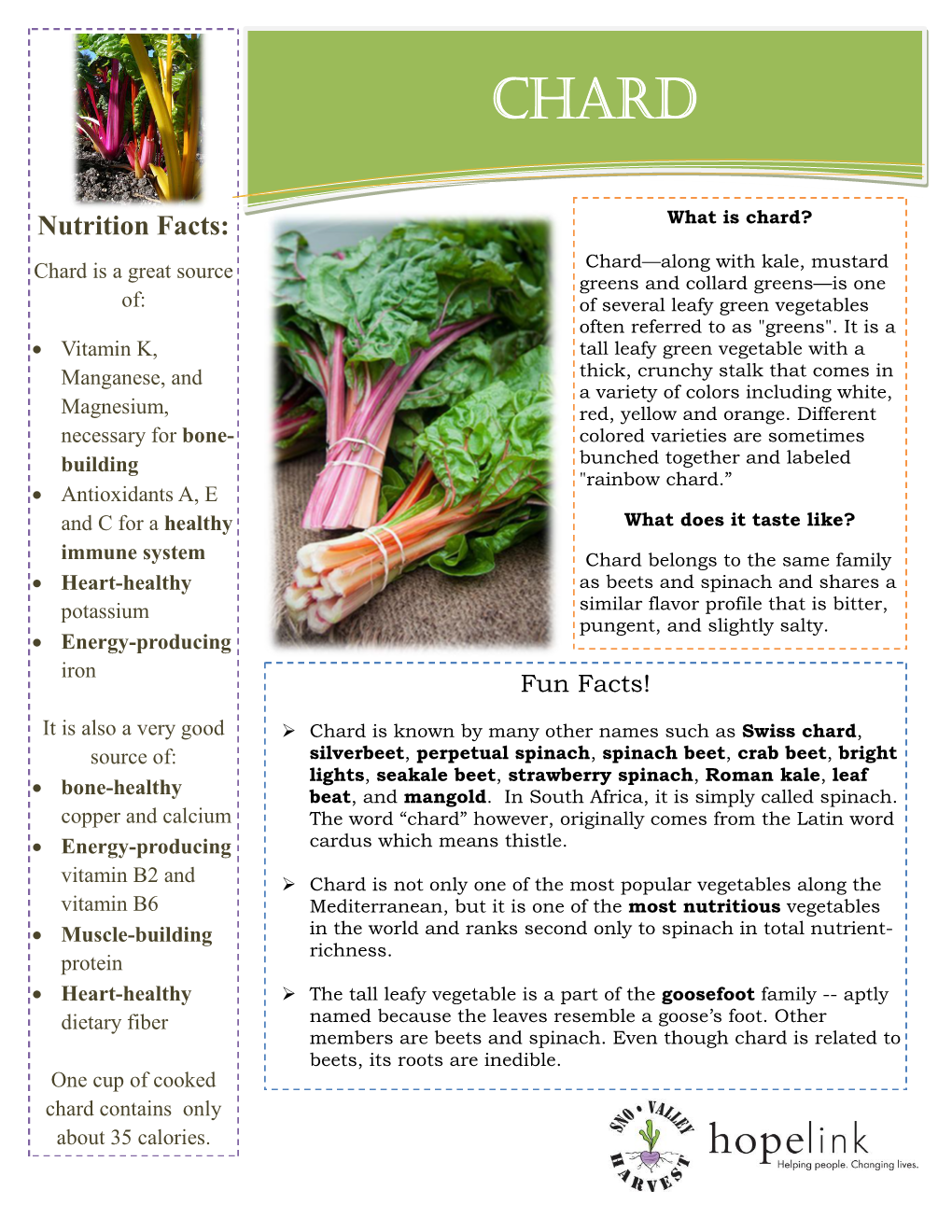 CHARD Solutions