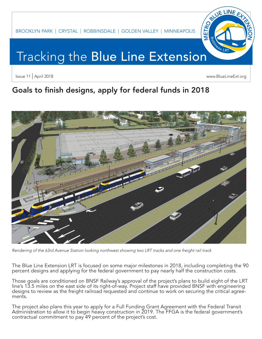 Tracking the Blue Line Extension Issue 11