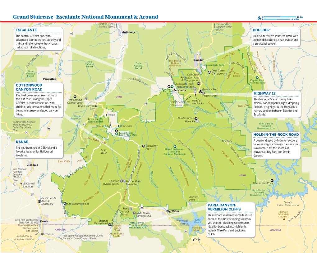 Grand Staircase–Escalante National Monument & Around E# 0 10 Miles Junction (16Mi); Torrey (18Mi);