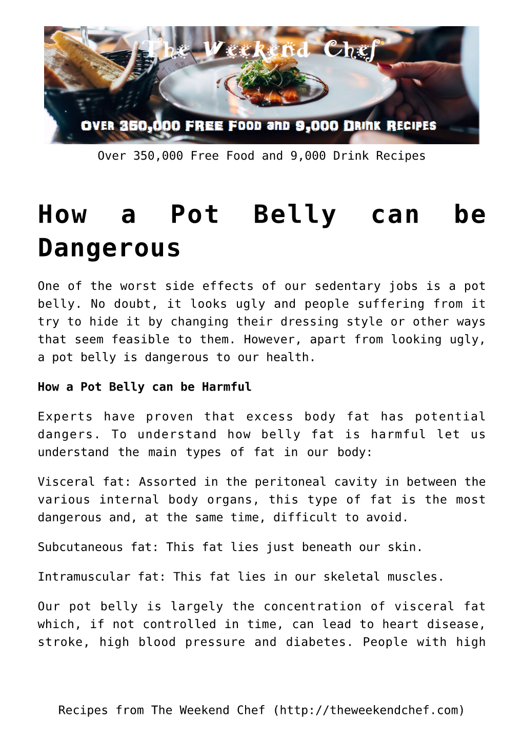 How a Pot Belly Can Be Dangerous,Samgyeopsal Gui