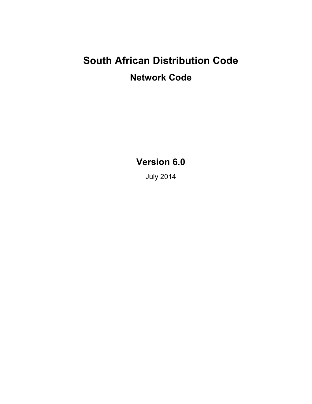 RSA Distribution Network Code Ver 6