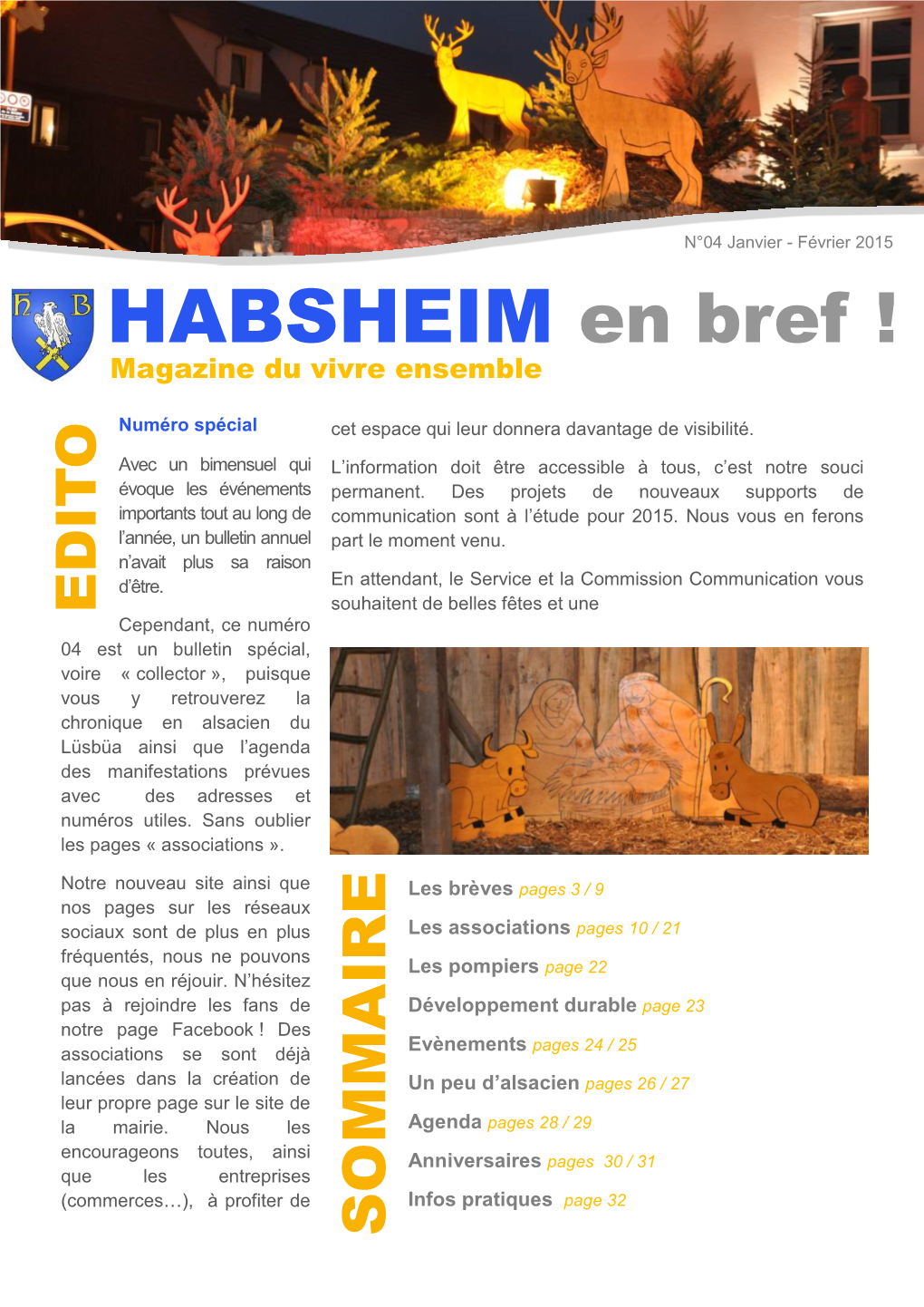 HABSHEIM En Bref ! Magazine Du Vivre Ensemble