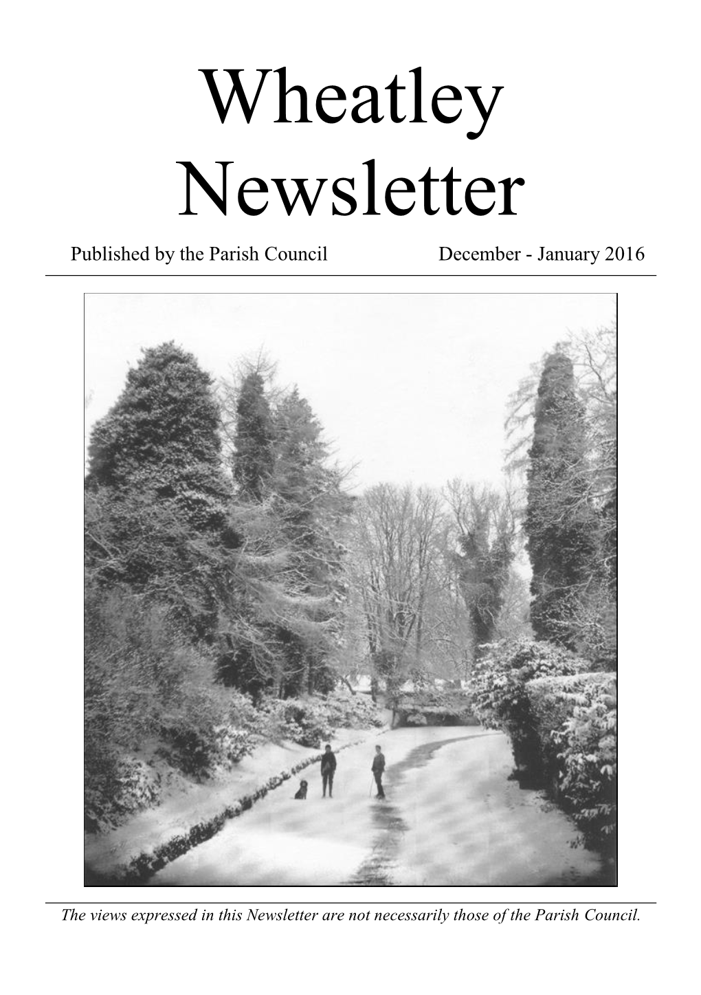 Newsletter Dec-Jan 2016