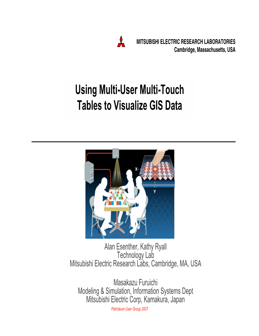 Using Multiuser Multi-Touch Tables to Visualize GIS Data