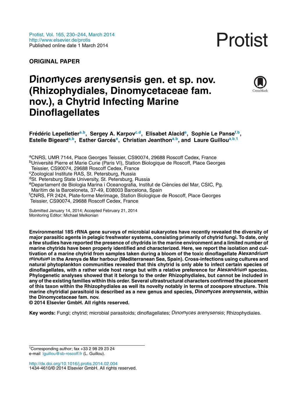 Lepelletier Et Al 2014 Dinomyces Arenysensis Gen.Pdf