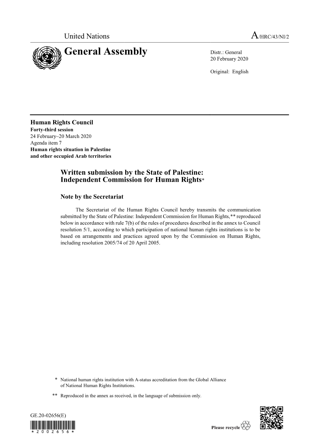 A.HRC .43.NI .2.Pdf