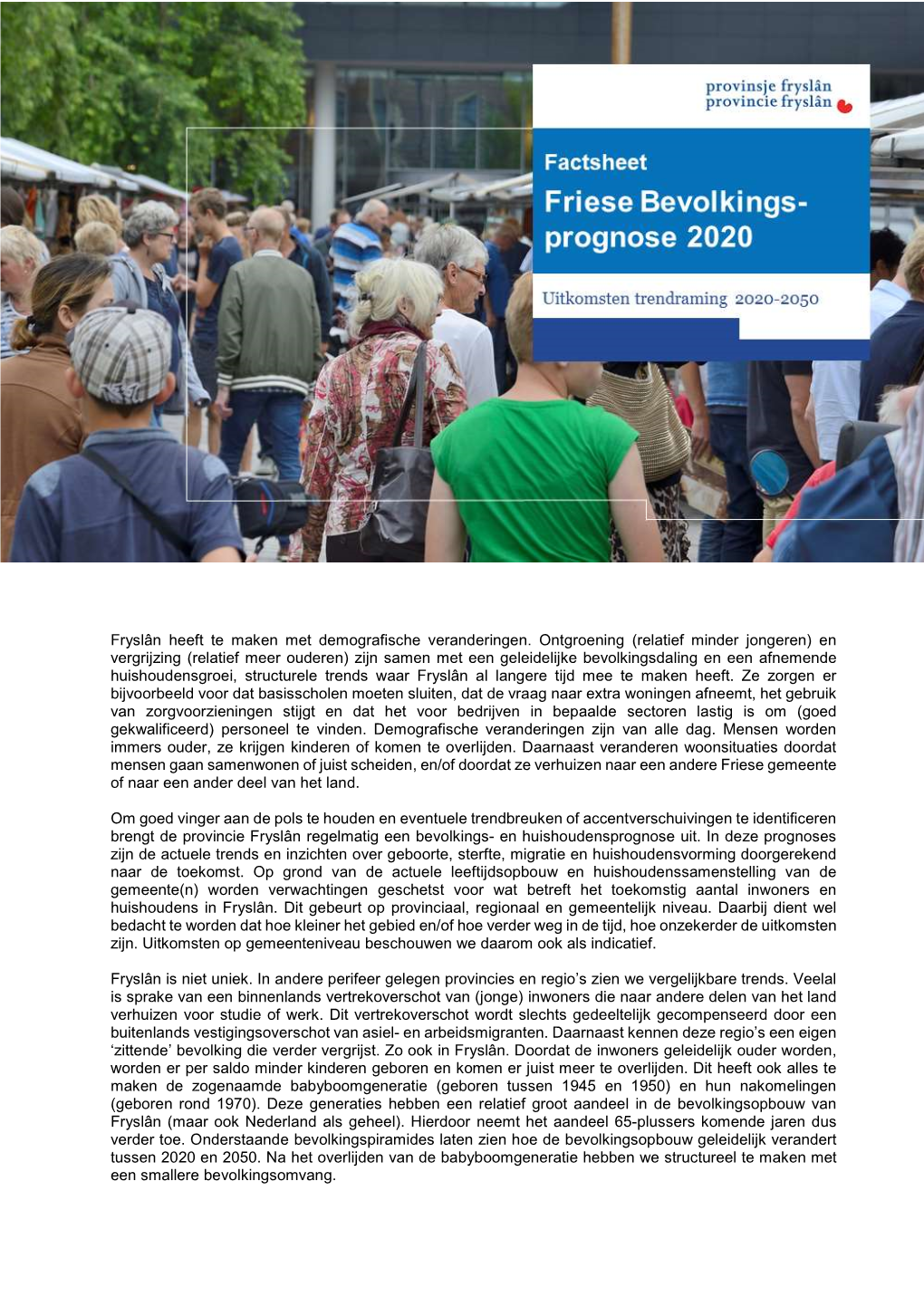 Factsheet Friese Bevolkingsprognose 2020.Pdf