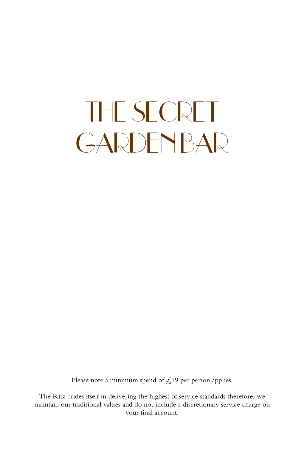 The Secret Garden Bar