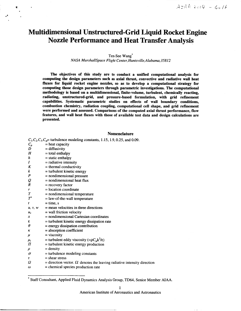 Multidimensional Unstructured-Grid Liquid Rocket Engine Nozzle Performance and Heat Transfer Analysis