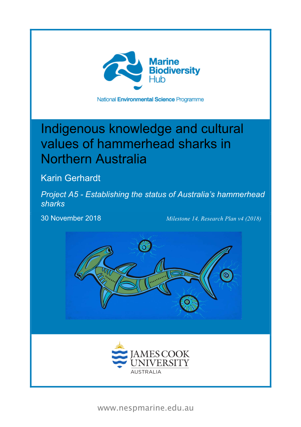 Indigenous Knowledge and Cultural Values of Hammerhead Sharks in Northern Australia