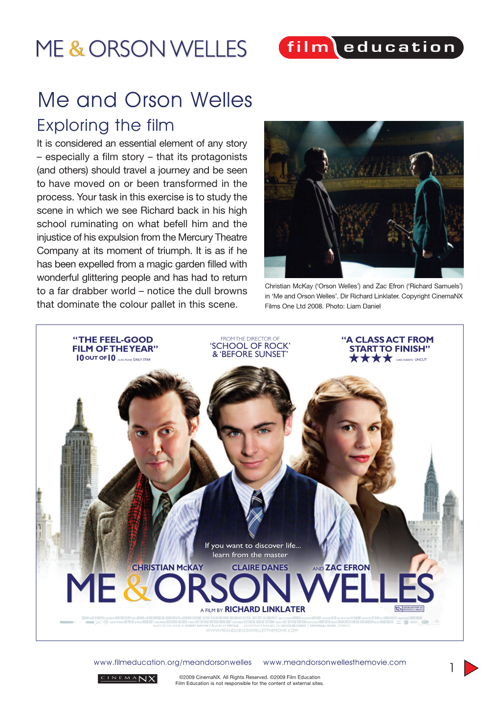 Me and Orson Welles – Exploring the Film