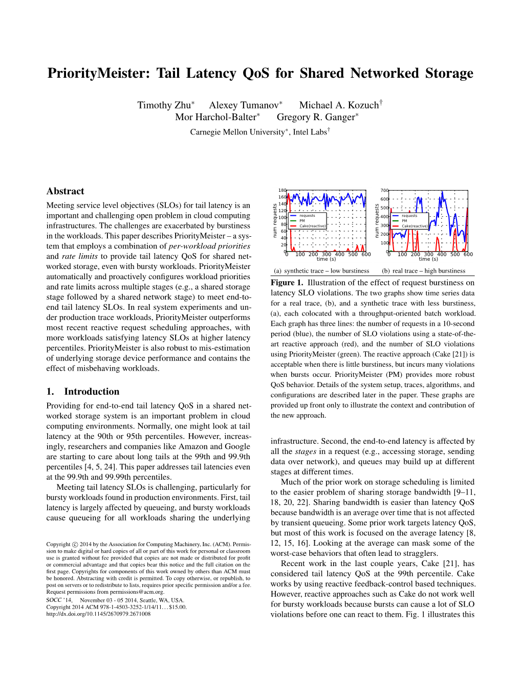 Prioritymeister: Tail Latency Qos for Shared Networked Storage